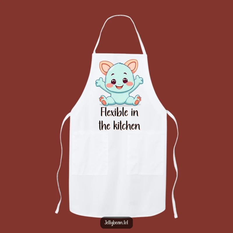 Funny Taffy Apron: Smiling Stretchy Kitchen Accessory Gift