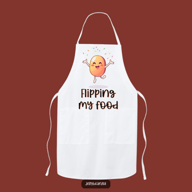 Funny Jelly Bean Cartwheel Apron: Cook Up Laughs with This Hilarious Kitchen Accessory