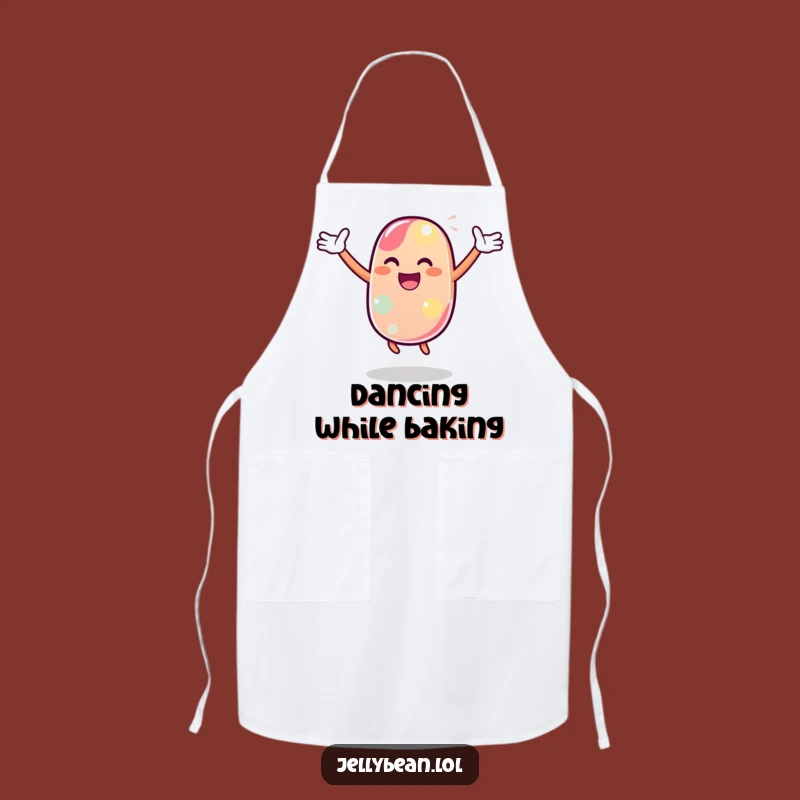 Funny Dancing Jelly Bean Apron: Cook with Joy, Perfect Funny Gift
