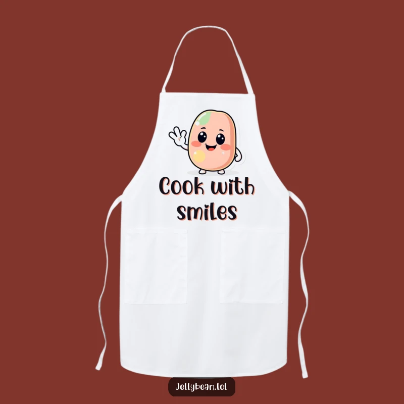 Funny Jolly Jelly Bean Apron: Friendly Wave Chefware, Perfect Funny Gift