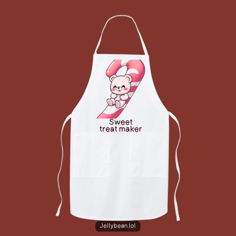 Funny Gummy Bear Candy Apron - Giggling Slide in the Kitchen