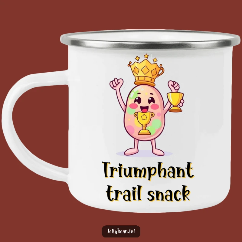 Funny Jelly Bean Winner Camping Mug: Trophy Cup, Perfect Funny Gift!