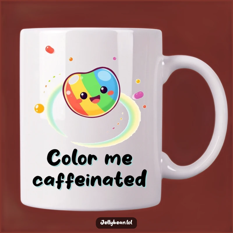 Funny Dizzy Jelly Bean Mug - A Colorful & Fun Treat Gift