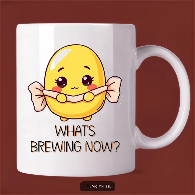 Funny Curious Jelly Bean Mug: A Playful Gift for Sweet Explorers