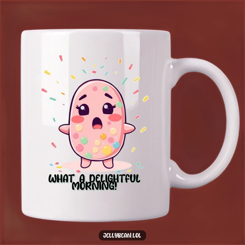 Funny Surprised Jelly Bean Mug - Party Surprise Gift!