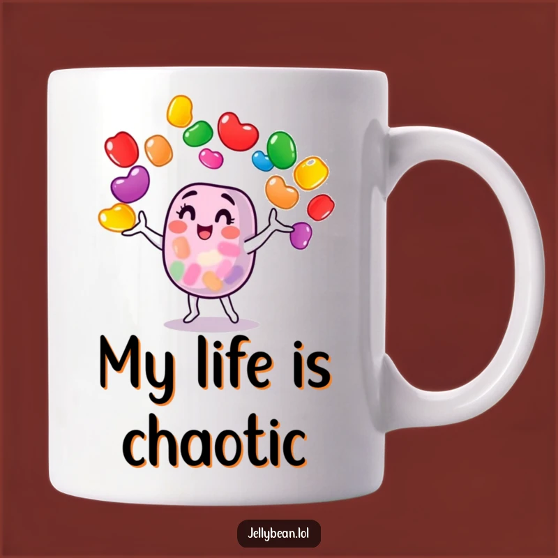 Funny Jelly Bean Juggler Mug: A Hilarious Gift for Candy Lovers