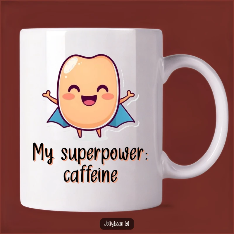 Funny Jelly Bean Hero Mug: Adorable Gift for Jelly Bean Lovers