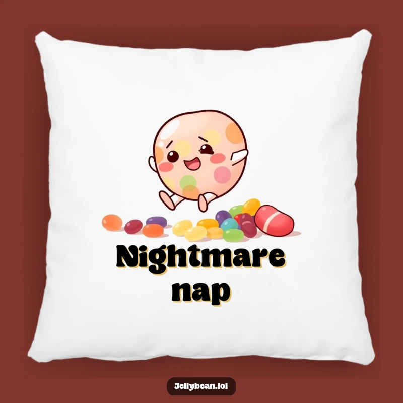Comfortable Funny Slipping Jelly Bean Pillow: Hug Your Mishaps, Ultimate Funny Gift