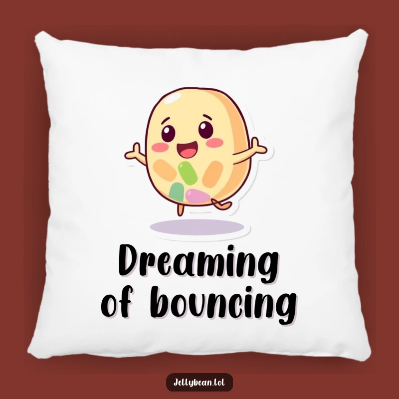 Funny Jelly Bean Pillow: Cozy Bouncing Candy Accent, Comfy Gift