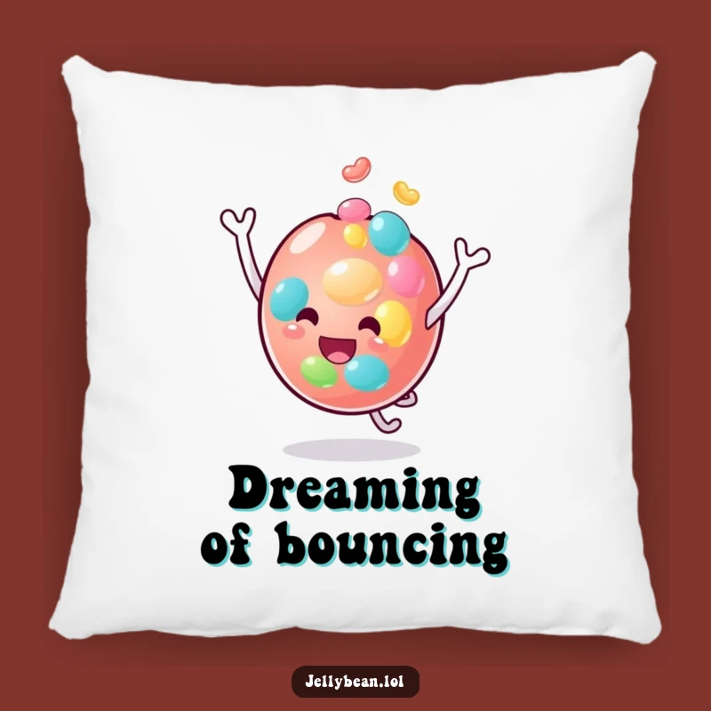 Funny Jelly Bean Head Bounce Pillow: Comfy and Hilarious Character Accent Gift
