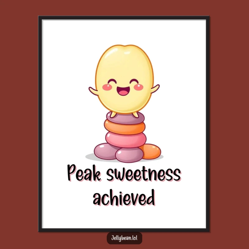 Funny Jelly Bean Candy Tower Digital Art: Instant Hilarious Decor