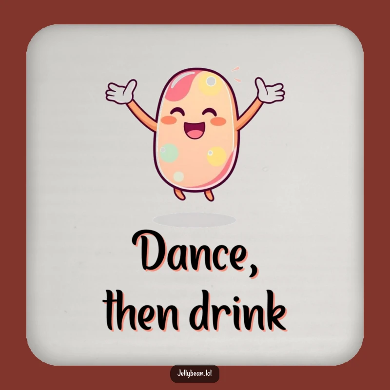 Funny Dancing Jelly Bean Coaster: Dance onto Your Table, Tiny Funny Gift