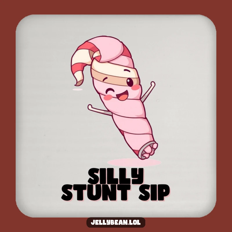 Funny Licorice Drink Coaster: Stunt Protection, Fun Gift