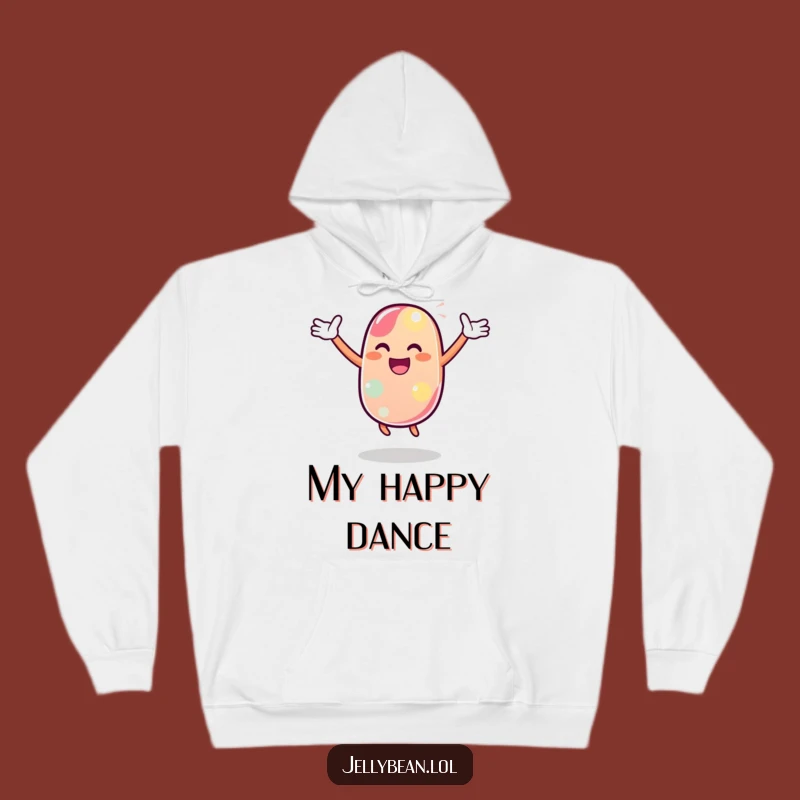 Cozy Funny Dancing Jelly Bean Hoodie: Dance in Comfort, Great Funny Gift