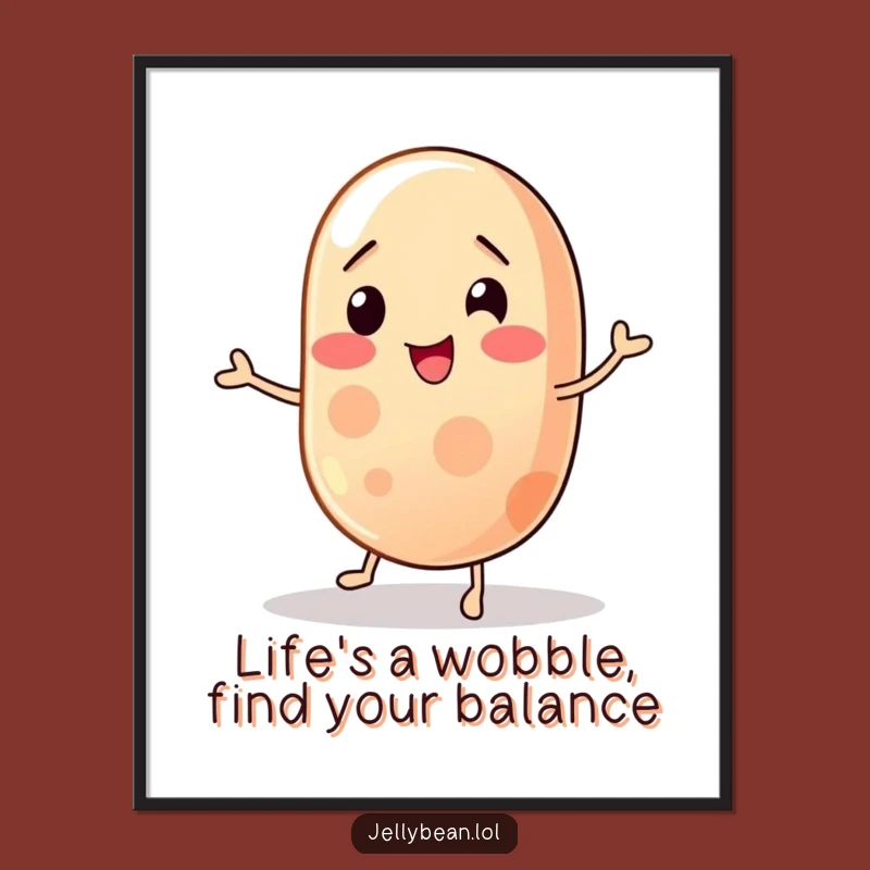 Free Printable Wall Art: Jelly Bean Balance Act Downloadable Decor
