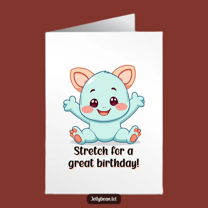 Free Printable Birthday Card: Stretching Taffy for a Flexible & Funny DIY Gift