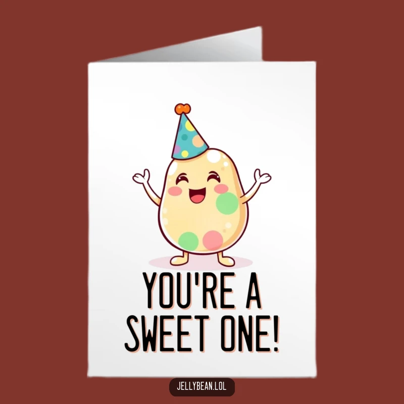 Free Printable Congrats Card: Jolly Jelly Bean Cheers for Your Amazing Achievement