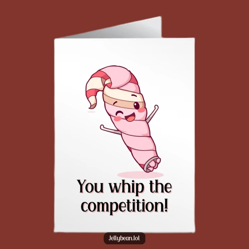Free Printable Congratulations Card: Silly Licorice Whip for a Daring DIY Gift