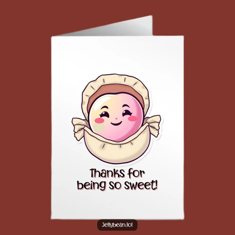 Free Printable Thank You Card: Sweet Jelly Bean Thanks, Charming Downloadable Gift