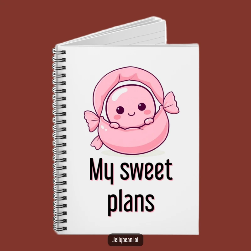 Funny Candy Peek Jelly Bean Notebook: Jot Down Sweet Thoughts
