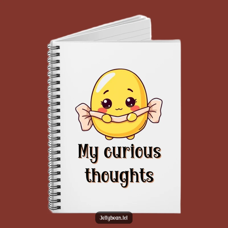 Funny Curious Jelly Bean Notebook: Document Your Discoveries