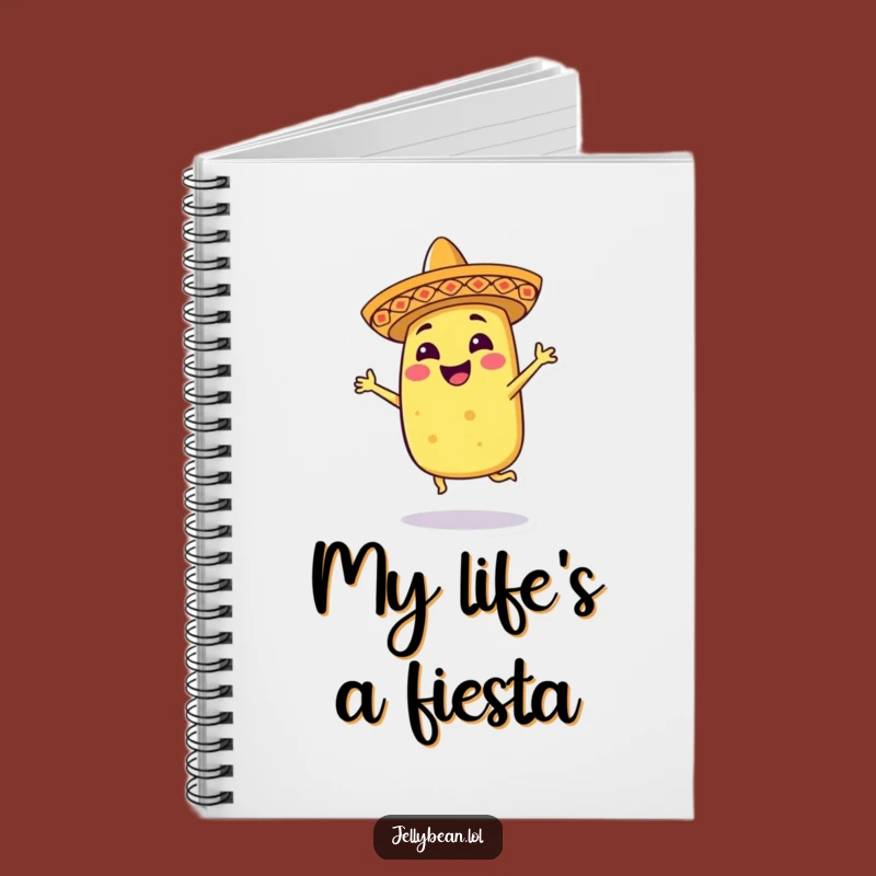 Funny Dancing Taco Notebook: Energetic Sombrero Journal for Note-Taking Gifts