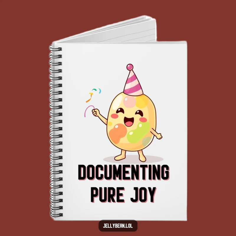 Funny Jelly Bean Party Notebook: Jot Down Your Joyful Ideas!