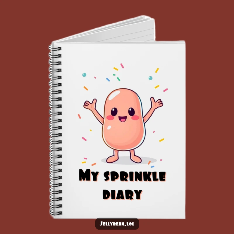 Funny Jelly Bean Sprinkle Catcher Notebook: Jot Down Sweet Ideas