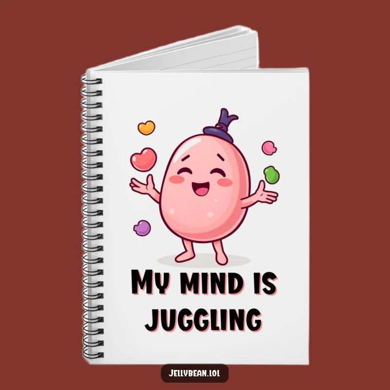 Funny Candy Juggler Notebook - Jot Down Sweet Ideas