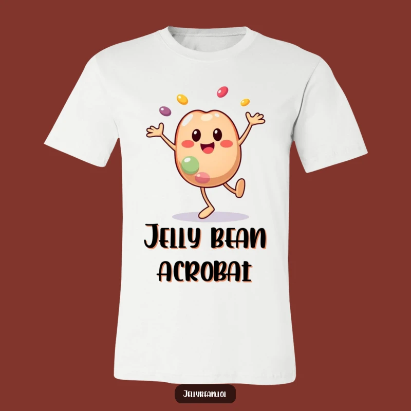 Funny Cartwheel Jelly Bean Tee: Show Your Wild Side with This Character Shirt
