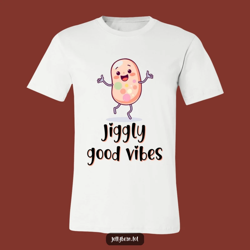 Funny Jiggin' Bean Tee: Jelly Bean Wobble Dance, Comedic Gift