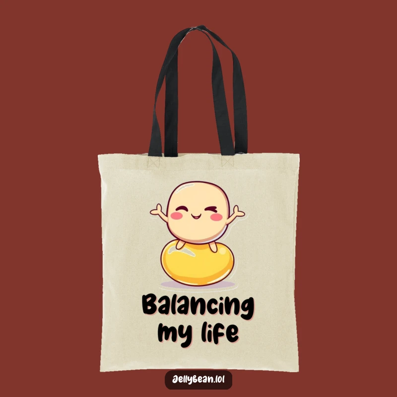 Funny Chic Jelly Bean Tote Bag: Carry Your Laughs with a Witty Bean