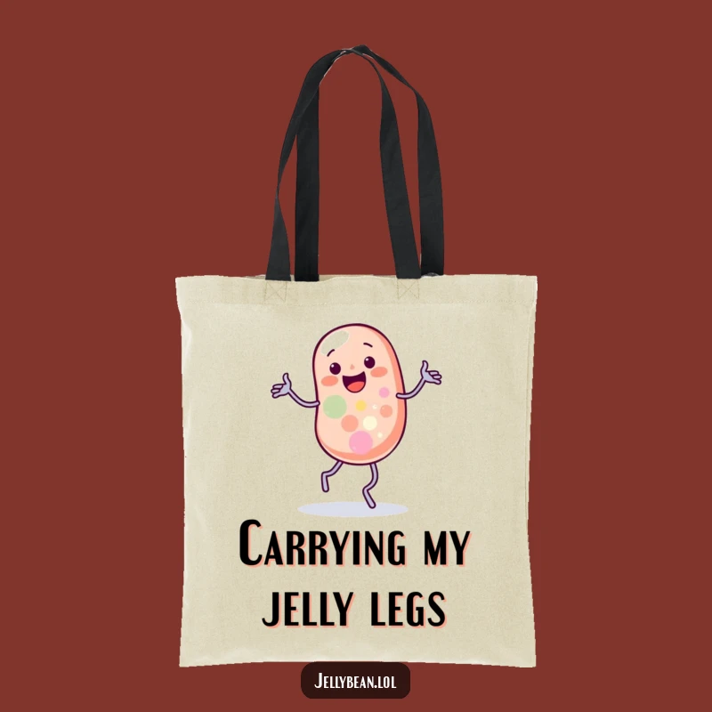 Funny Dance Tote Bag: Jelly Bean Jig, Fun Accessory Gift