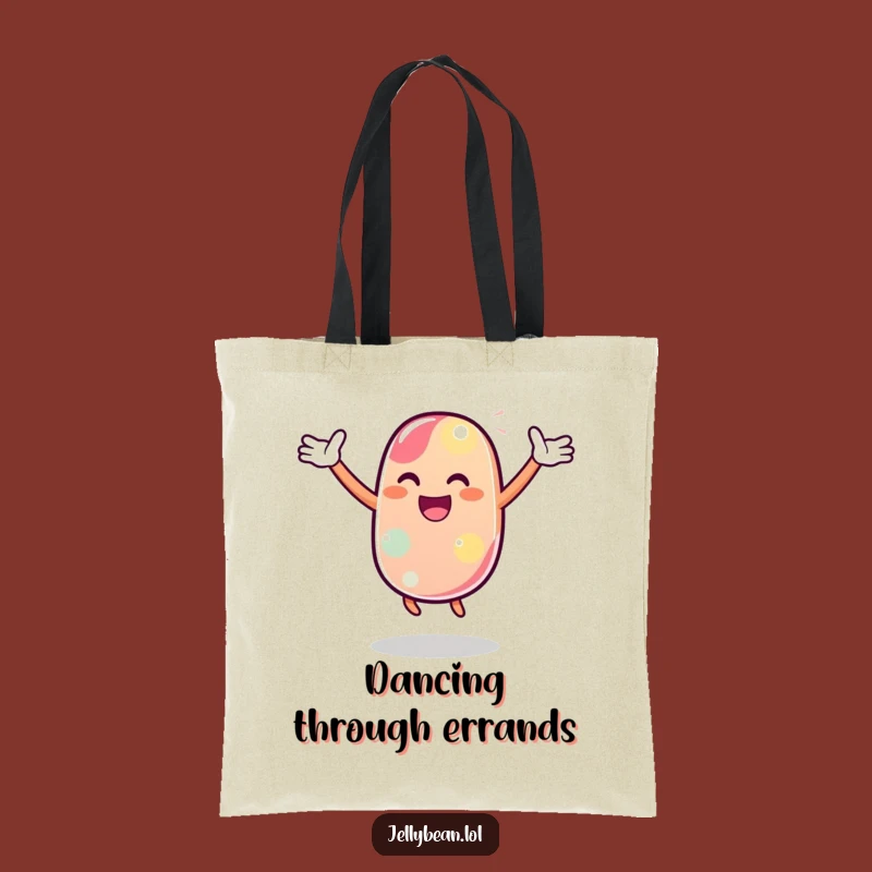 Funny Dancing Jelly Bean Tote Bag: Carry Your Moves, Hilarious Funny Gift