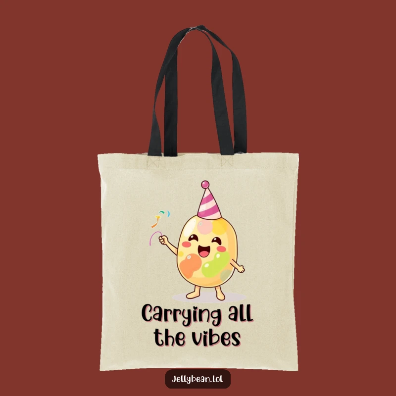 Funny Jelly Bean Party Tote Bag: Carry Your Fun and Essentials in Style!